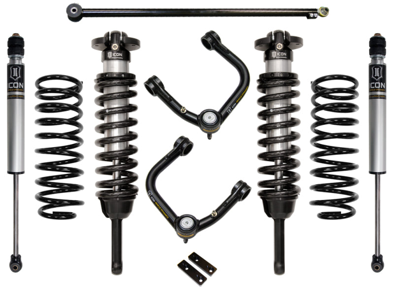 ICON 10-20 Lexus GX460 0-3.5in Stage 2 Suspension System w/Tubular UCA Coilovers ICON