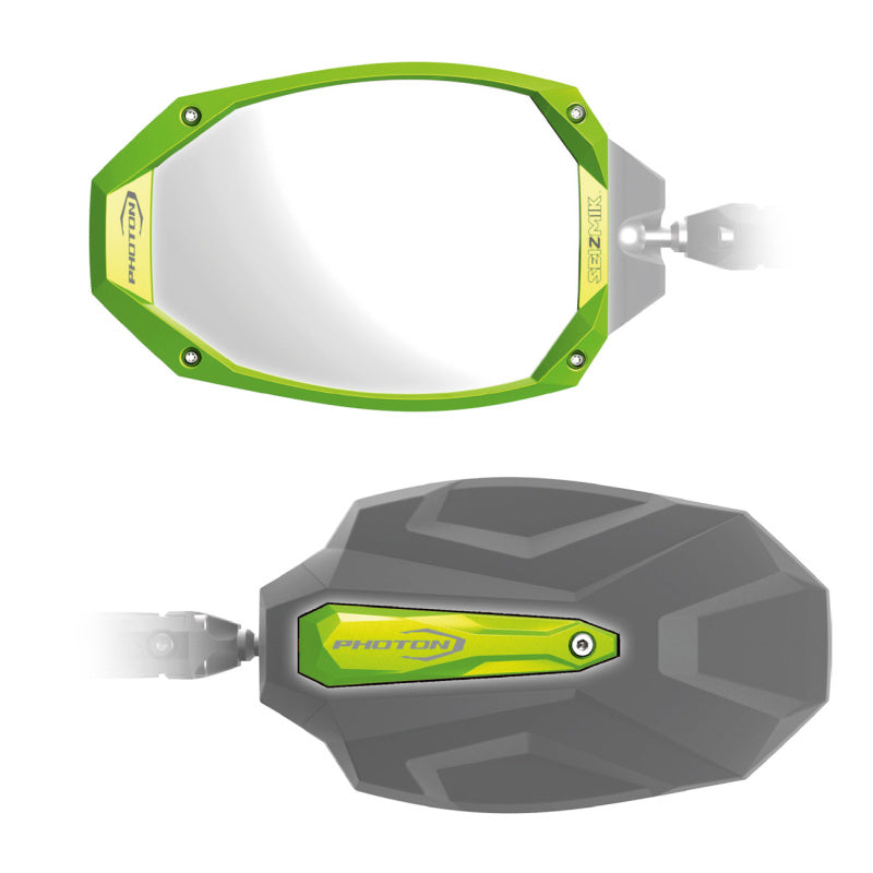Seizmik Photon Color Trim Kit - Green Side Mirrors Seizmik