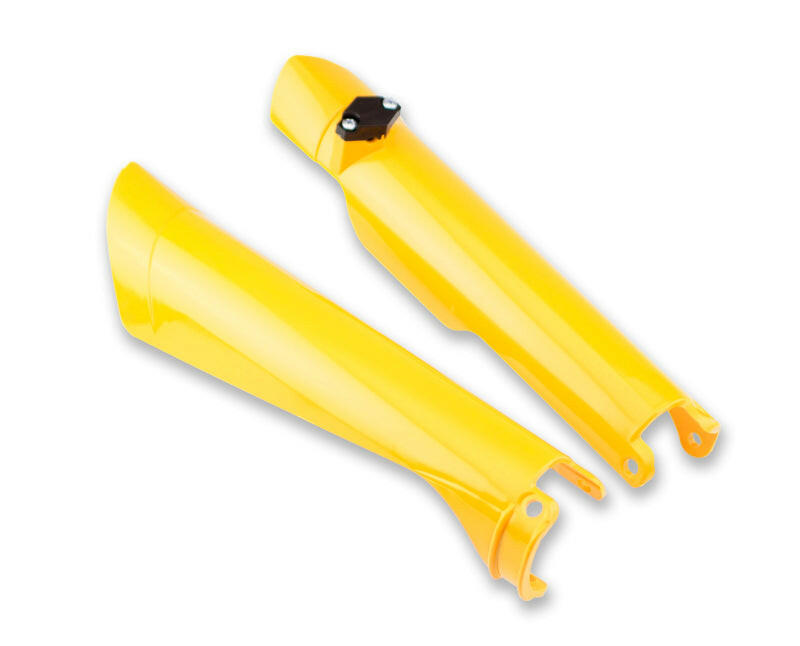 Cycra 01-14 KTM 125-500 Fork Guards - Yellow Plastics Cycra