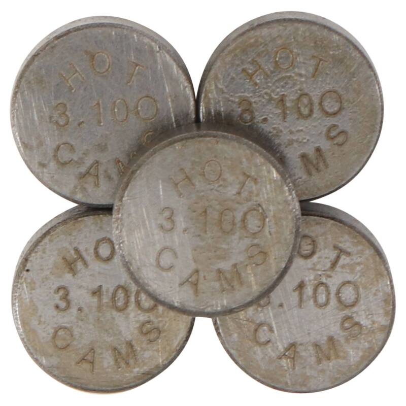 Hot Cams 07-16 CRF 150 R/2016 CRF 150 RB Big Wheel 3.100mm Shim Kit - 5 Pack Valves Hot Cams