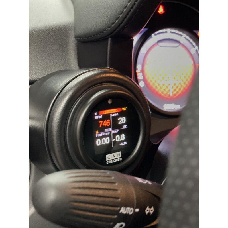Wagner Tuning Fiat 500 Abarth MFD15 Gen2 Digital Dash Display Gauges Wagner Tuning