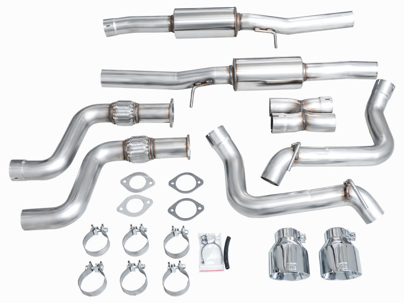 AWE Tuning 2023 Nissan Z RZ34 RWD Track Edition Cat-Back Exhaust System w/ Chrome Silver Tips Catback AWE Tuning