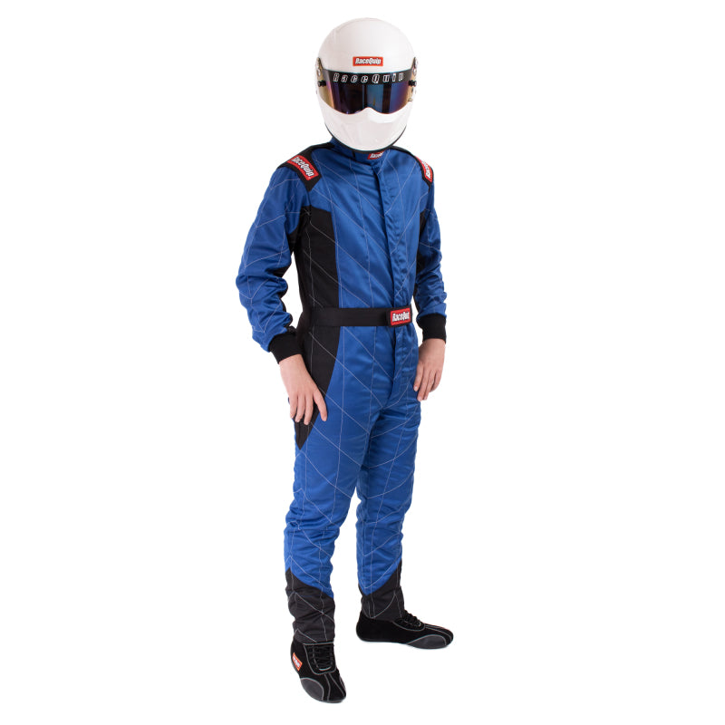 RaceQuip Blue Chevron-5 Suit SFI-5 - XLG Racing Suits Racequip