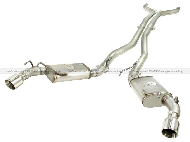aFe MACHForce XP Exhaust 3in Stainless Stee CB/10-13 Chevy Camaro V8-6.2L (td) (pol tip) Catback aFe