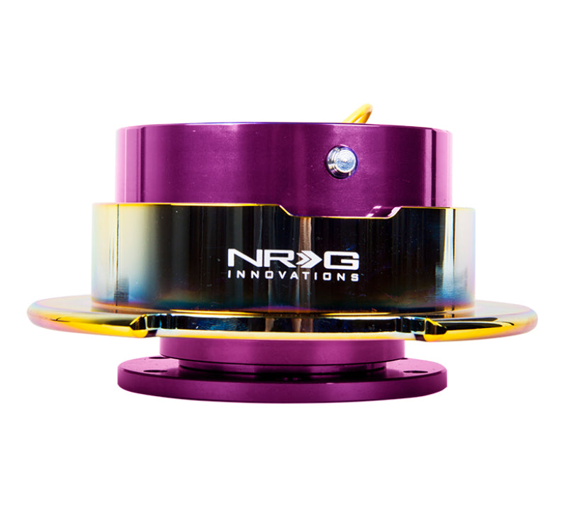 NRG Quick Release Gen 2.5 - Purple Body / Neochrome Ring Quick Release Adapters NRG