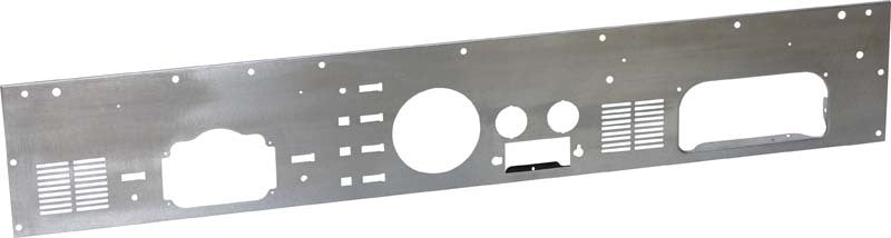 Kentrol 77-86 Jeep CJ Dash Panel (with radio opening) Brushed Silver Dash & Interior Trim Kentrol