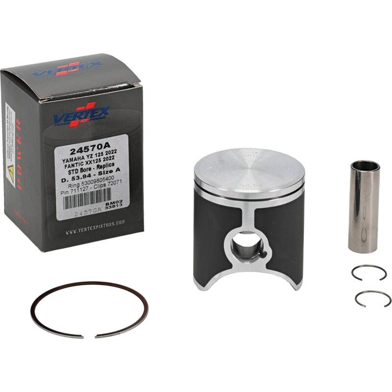 Vertex Piston 2023 Fantic Motor XE 125 125cc Cast Replica Piston Kit Piston Sets - Powersports Vertex Pistons