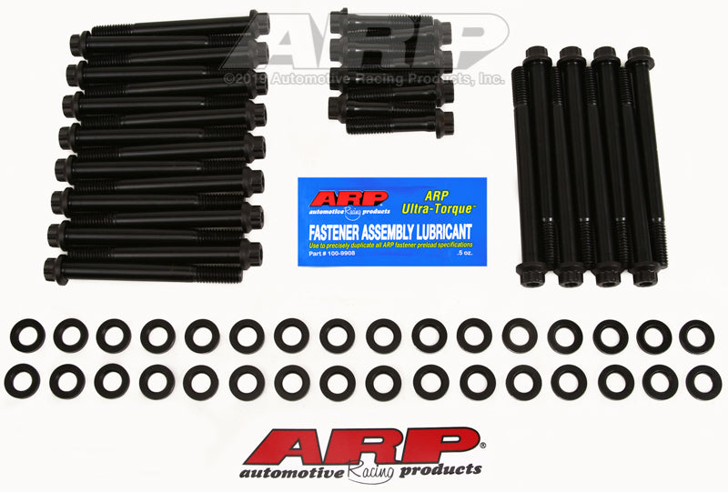 ARP BB Chevy w/Dart Chevy Bowtie Head Bolt Kit-Black Head Stud & Bolt Kits ARP