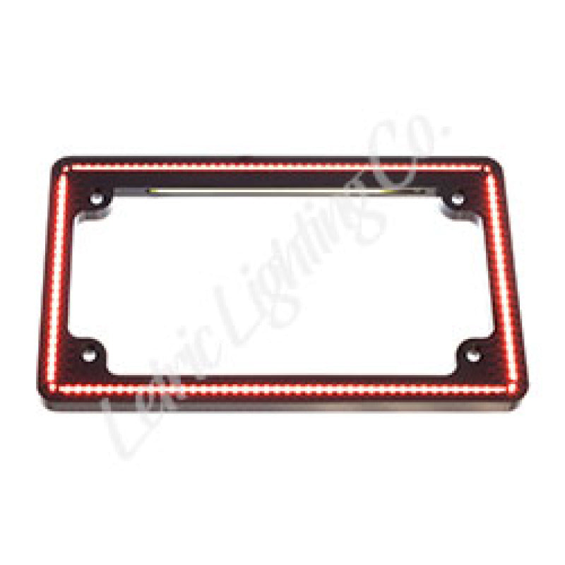 Letric Lighting Perfect Plate Light License Plate Frame Black License Frame Letric Lighting