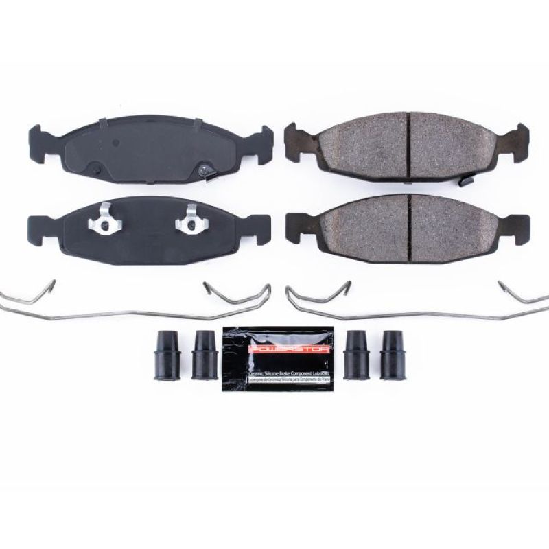 Power Stop 99-03 Jeep Grand Cherokee Front Z23 Evolution Sport Brake Pads w/Hardware Brake Pads - Performance PowerStop