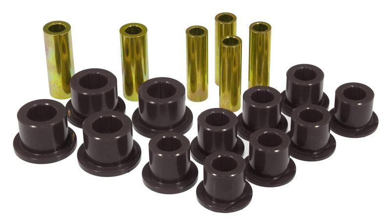 Prothane 99-04 Ford F250 SD 4wd Rear Leaf Spring Bushings - Black Bushing Kits Prothane