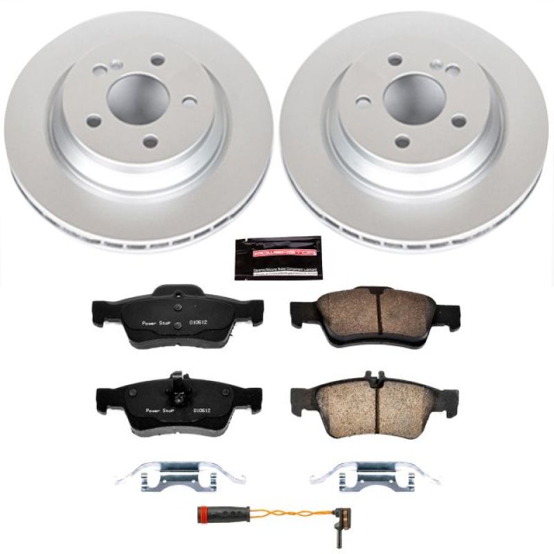 Power Stop 12-13 Mercedes-Benz S350 Rear Z23 Evolution Sport Coated Brake Kit Brake Kits - Performance D&S PowerStop