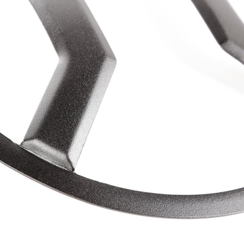 Rugged Ridge 15-18 Jeep Renegade BU Black Headlight Euro Guards Texture Light Covers and Guards Rugged Ridge