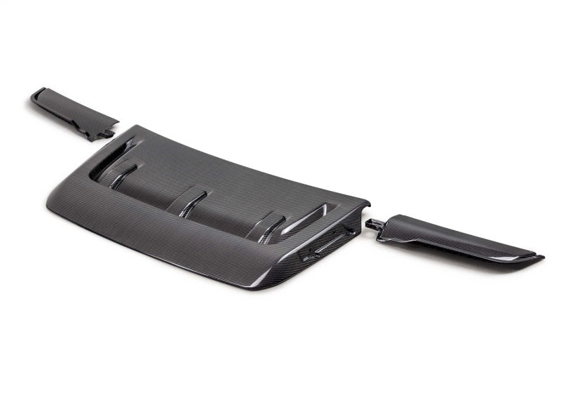 Ford Racing 21-24 Ford F150 Raptor Carbon Fiber Hood Vent - Gloss Spoilers Ford Racing