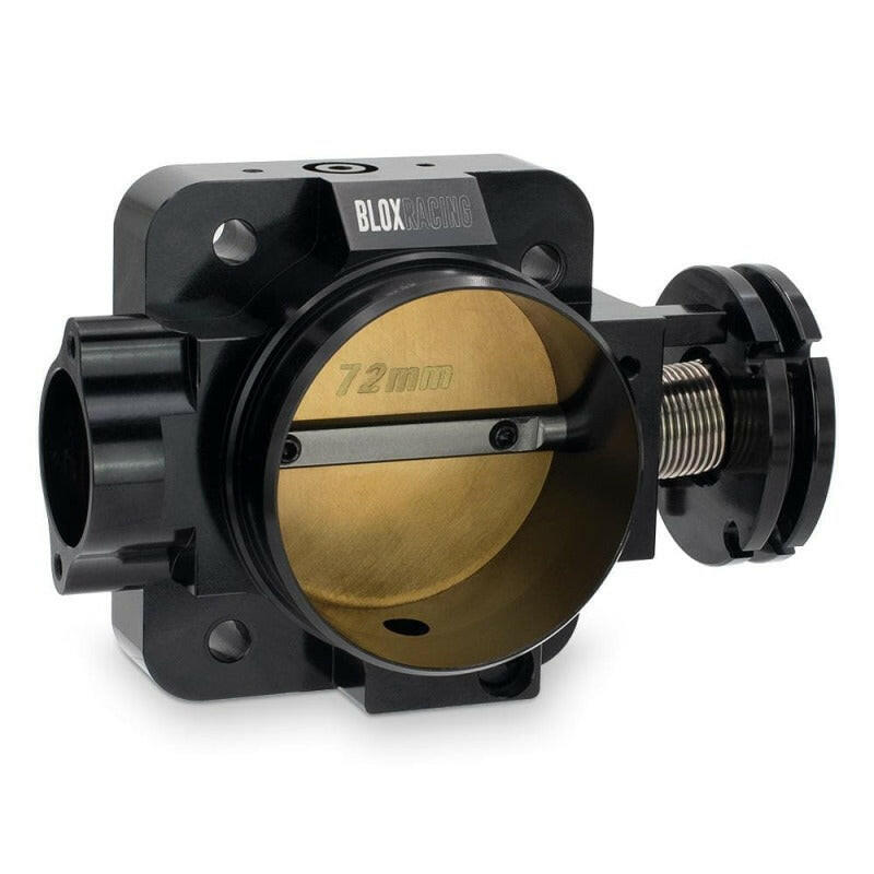BLOX Racing Honda B/D/H/F Series Engines 72mm Black Billet Throttle Body V2 Throttle Bodies BLOX Racing