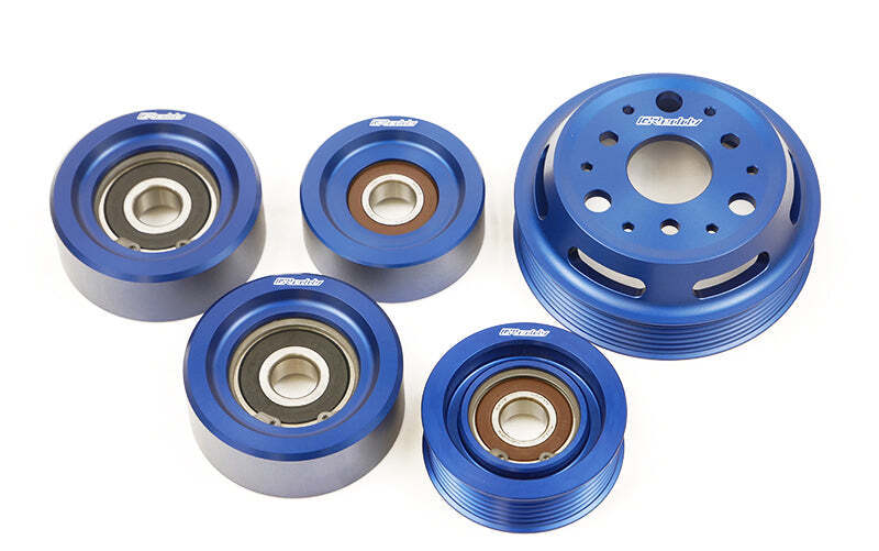 GReddy 2022+ Toyota GR86 (ZN8)/Subaru BRZ (ZD8) Aluminum Pulley Kit Pulleys - Crank, Underdrive GReddy