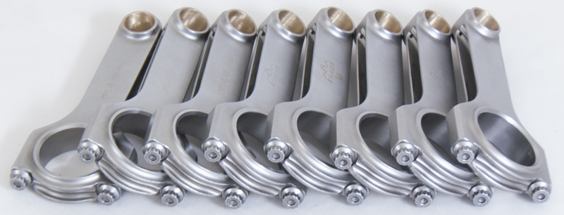 Eagle Chevrolet Small Block 5.700in Length ARP L19 Bolts Forged 4340 Steel H-Beam Rods - Set of 8 Connecting Rods - 8Cyl Eagle