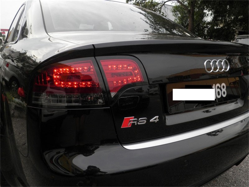 Spyder Audi A4 4Dr 06-08 LED Tail Lights Red Clear ALT-YD-AA406-G2-LED-RC Tail Lights SPYDER