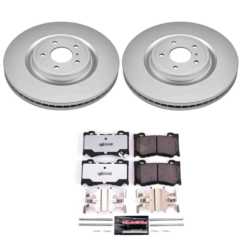 Power Stop 09-13 Infiniti FX50 Front Z26 Coated Brake Kit Brake Kits - Performance D&S PowerStop