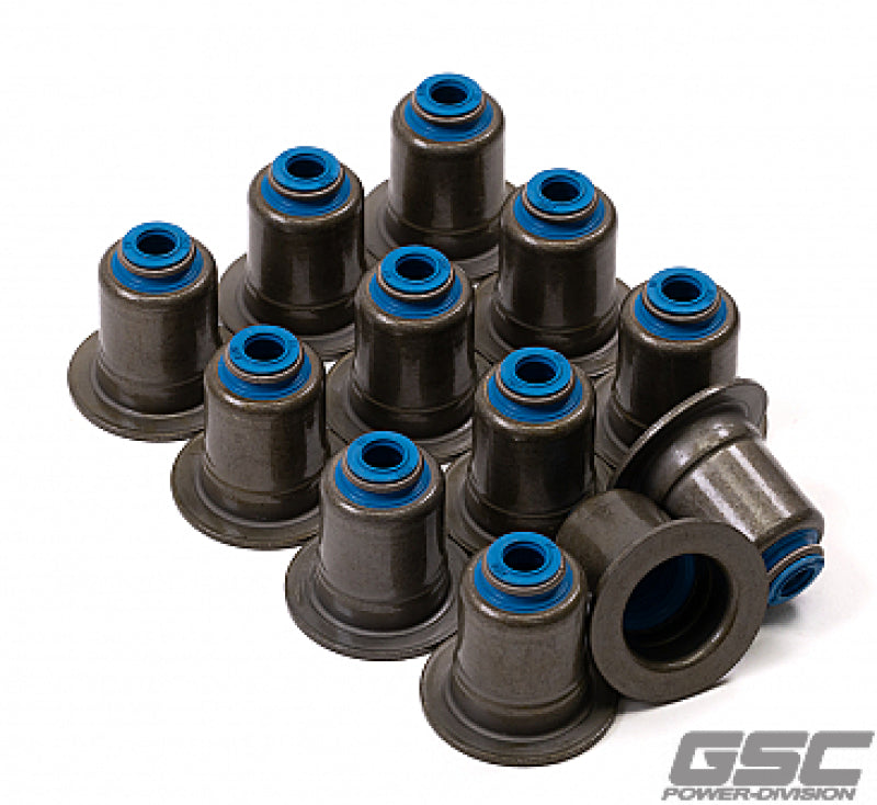 GSC P-D Toyota Supra/BMW B58/N54/S55/S58 Viton Exhaust Valve Stem Seals - Set of 12 Valve Seals GSC Power Division