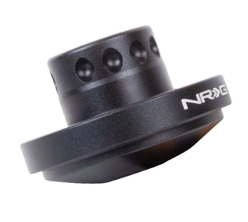 NRG Short Spline Adapter - Polaris RZR / Ranger (Secures w/OEM Lock Nut / Fits Quick Lock) - Black Steering Wheel Hubs NRG