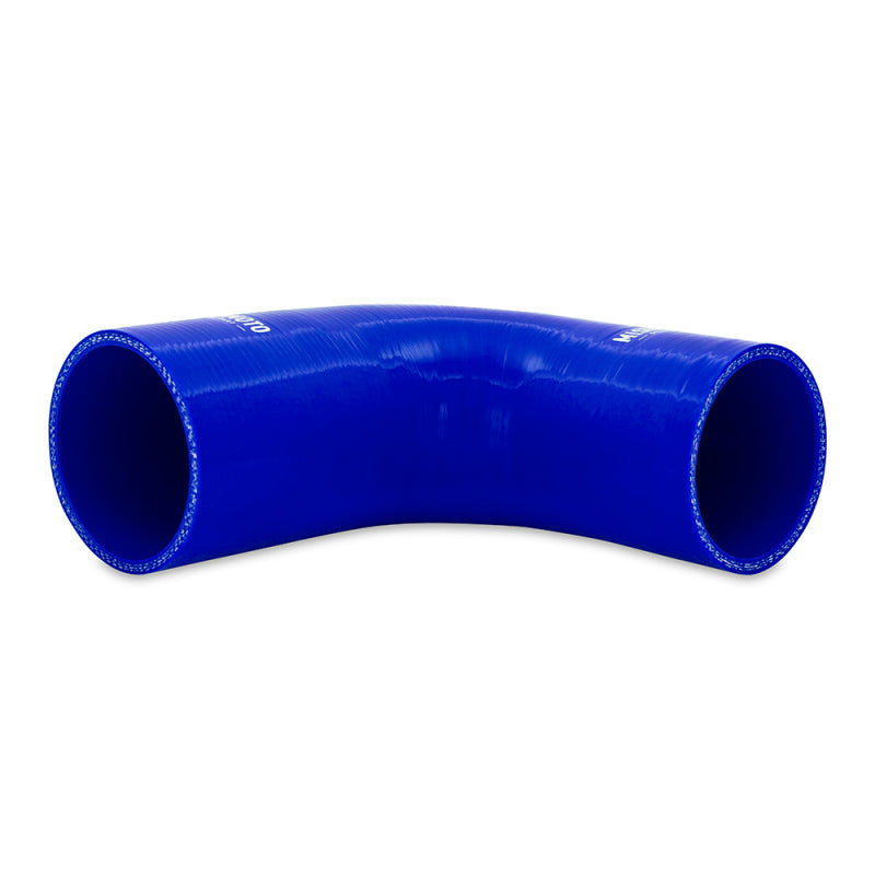 Mishimoto Silicone Reducer Coupler 90 Degree 2.75in to 3in - Blue Silicone Couplers & Hoses Mishimoto