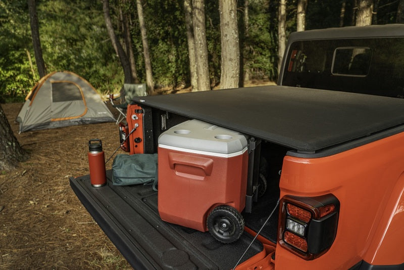 Rugged Ridge Armis Soft Folding Bed Cover 2020 Gladiator JT Tonneau Covers - Hard Fold Rugged Ridge