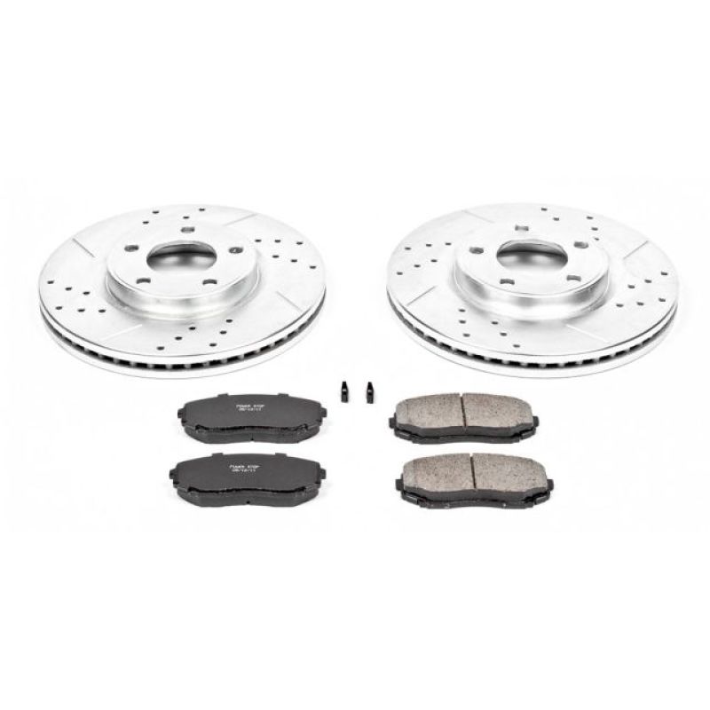 Power Stop 07-09 Ford Edge Front Z23 Evolution Sport Brake Kit Brake Kits - Performance D&S PowerStop