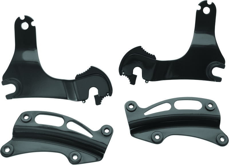 Kuryakyn Quick Release Mount For Multi-Purpose Backrest 14-Up Touring Models Black Seats Kuryakyn