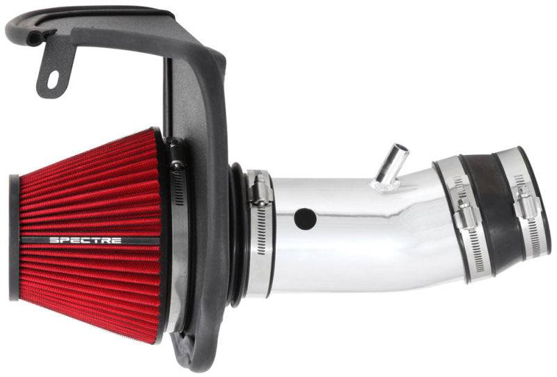 Spectre 11-14 Challenger/Charger V8-6.4L F/I Air Intake Kit - Polished w/Red Filter Cold Air Intakes Spectre