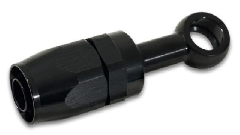 Vibrant -8AN Banjo Hose End Fitting for use with M18 Banjo Bolt - Aluminum Black Fittings Vibrant
