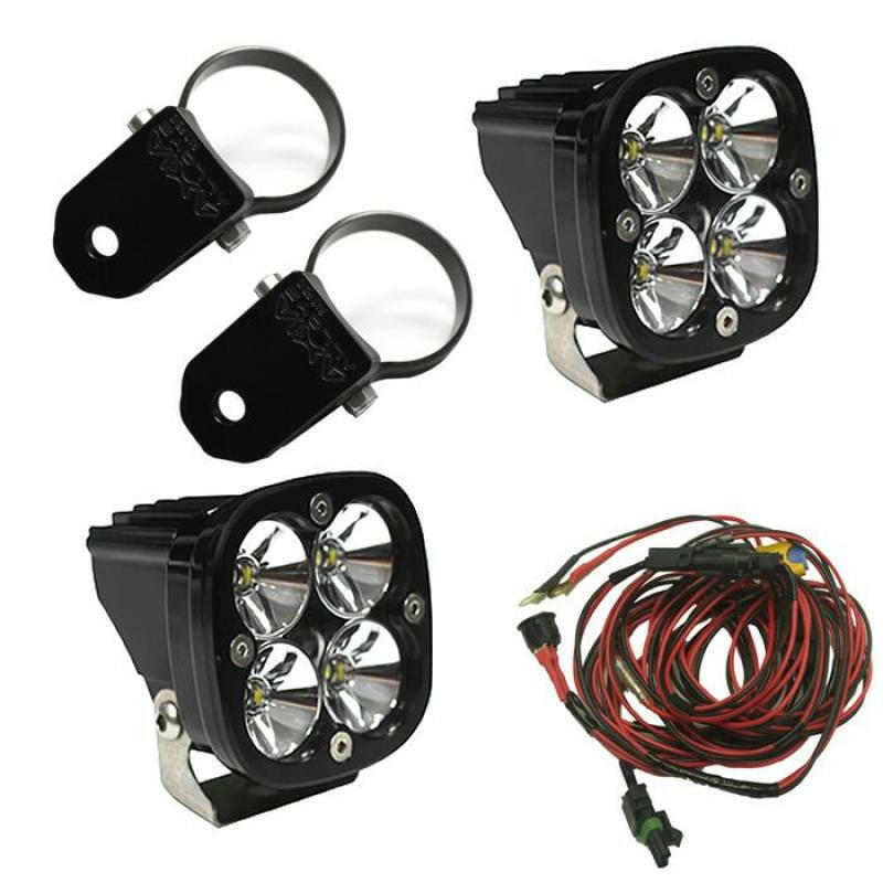 Baja Designs Squadron Pro LED Light Pods Kit w/A-Pillar Mounts/2.00in Harness Light Mounts Baja Designs