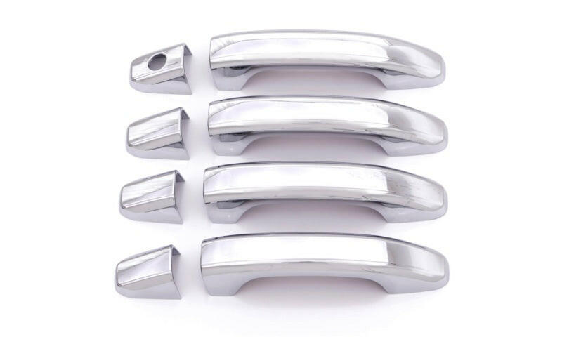 AVS 14-18 Chevy Silverado 1500 Door Handle Covers (4 Door) 8pc Set - Chrome Exterior Trim AVS