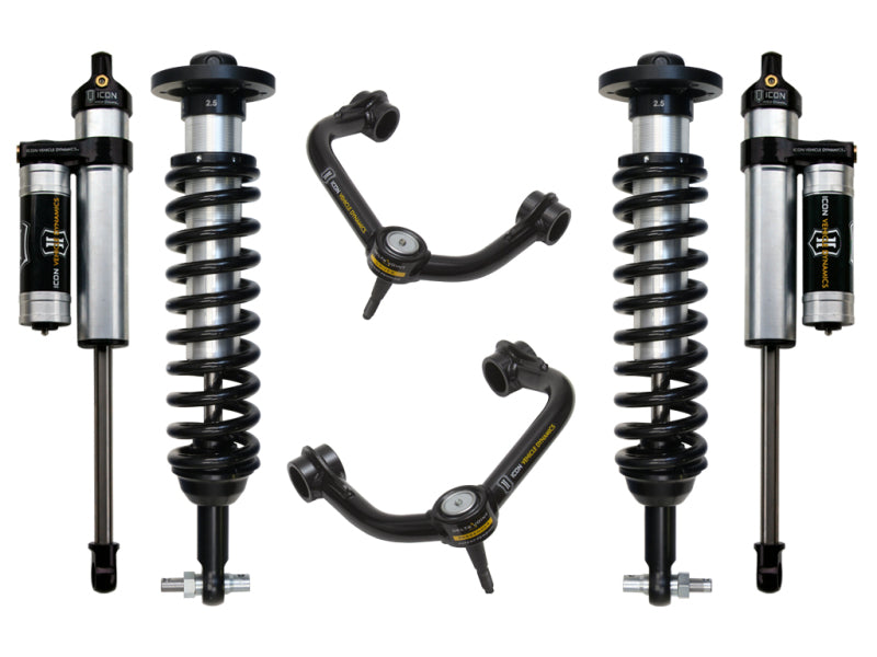 ICON 2014 Ford F-150 2WD 0-2.63in Stage 3 Suspension System w/Tubular Uca Coilovers ICON