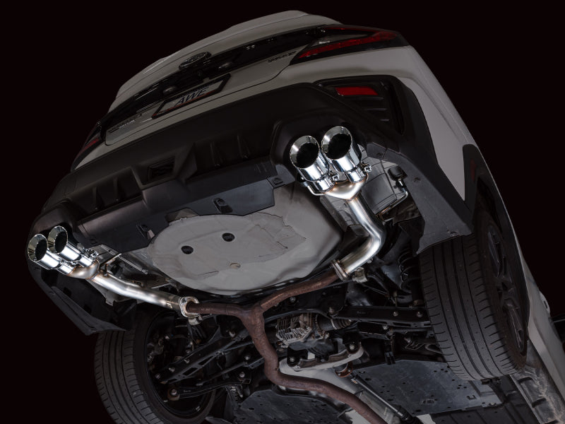 AWE Tuning 22-25 Subaru VB WRX Track Edition Axle-Back Exhaust - Chrome Silver Tips Axle Back AWE Tuning