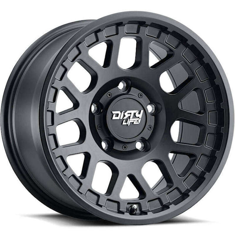 Dirty Life 9306 Mesa 17x9 / 6x139.7 BP / -12mm Offset / 106mm Hub Matte Black Wheel Wheels - Cast Dirty Life