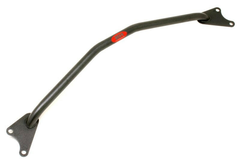 BMR 05-10 S197 Mustang V6 Strut Tower Brace - Black Hammertone Strut Bars BMR Suspension