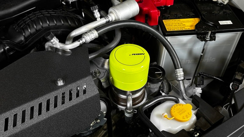 PERRIN 15-25 Subaru WRX & 13-25 BRZ/FR-S/86/GR86 Oil Filter Cover - Neon Yellow Oil Filters Perrin Performance