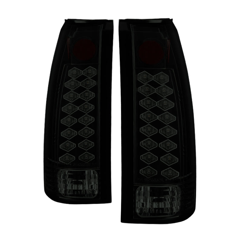 Spyder Chevy C/K Series 1500 88-98/GMC Sierra 88-98 LED Tail Lights Blk Smke ALT-YD-CCK88-LED-BSM Tail Lights SPYDER