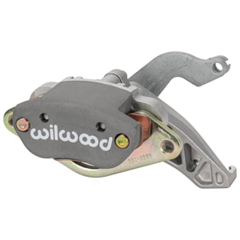 Wilwood RH MC4 Mechanical Parking Brake Caliper - 4.75in Bracket - 0.25in Disc - Ty3 Hard Ano Brake Calipers - Perf Wilwood