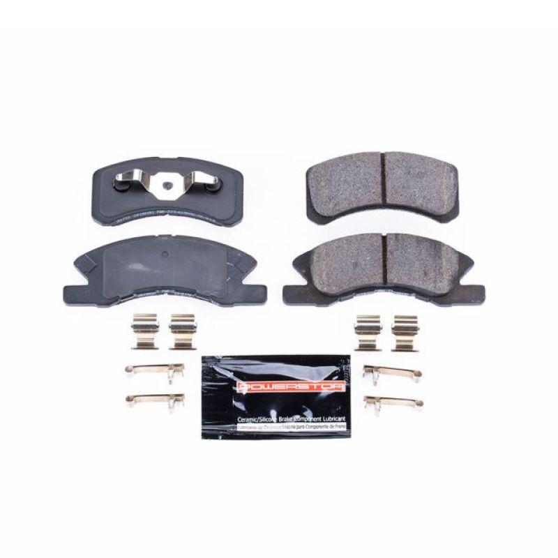 Power Stop 14-15 Mitsubishi Mirage Front Z23 Evolution Sport Brake Pads w/Hardware Brake Pads - Performance PowerStop