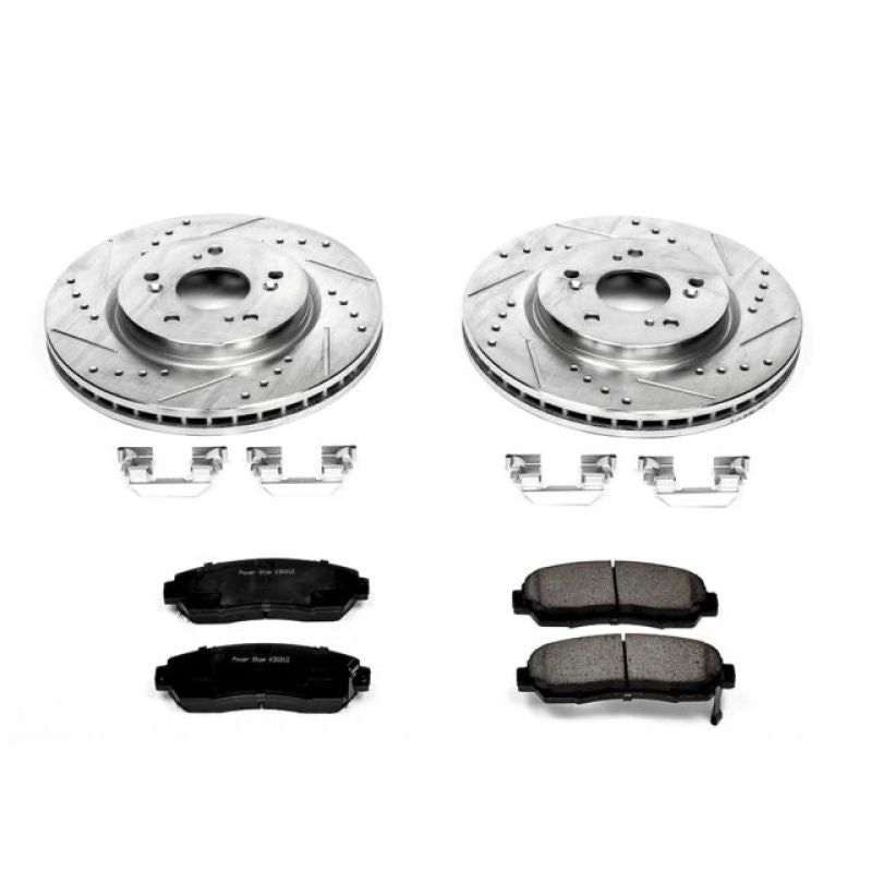 Power Stop 07-12 Acura RDX Front Z23 Evolution Sport Brake Kit Brake Kits - Performance D&S PowerStop