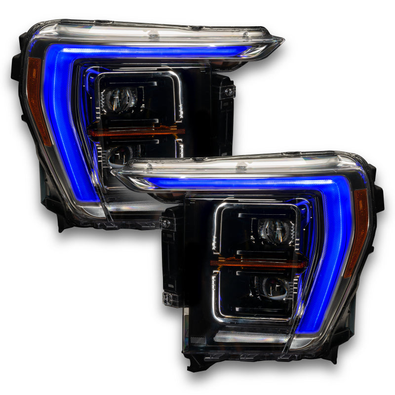 Oracle 21-22 Ford F-150 ColorSHIFT RGB+W Headlight DRL Upgrade Kit w/ No Controller Headlights ORACLE Lighting