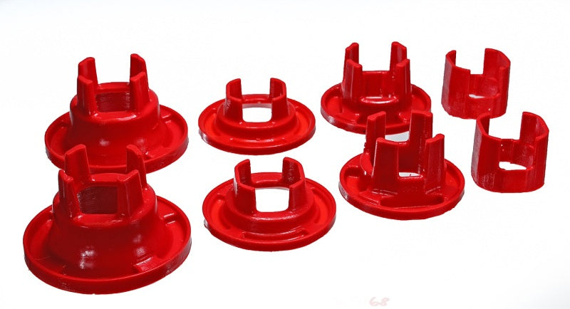 Energy Suspension 10 Chevy Camaro Red Rear Sub-Frame Mount Insert Bushing Set Bushing Kits Energy Suspension