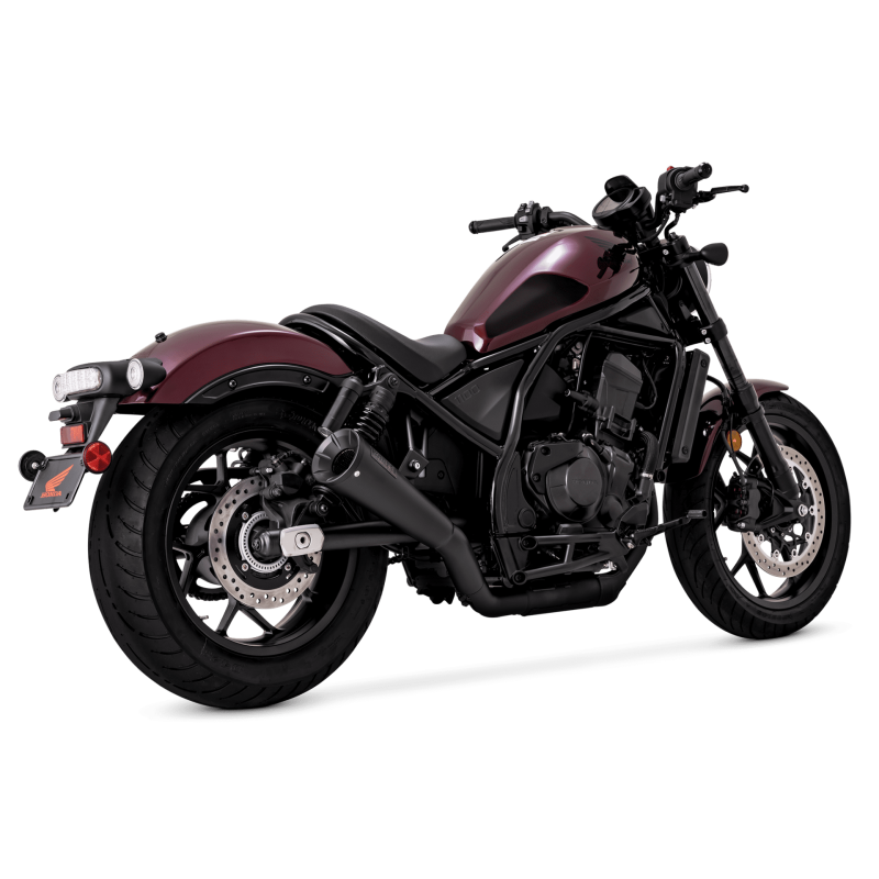 Vance & Hines HONDA 21-22 Rebel 1100 S/O Black Slip-On Exhaust Motorcycle Slip-On Vance and Hines