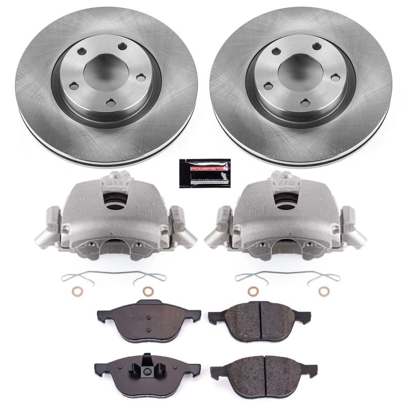 Power Stop 2004 Mazda 3 Front Autospecialty Brake Kit w/Calipers Brake Kits - OE PowerStop