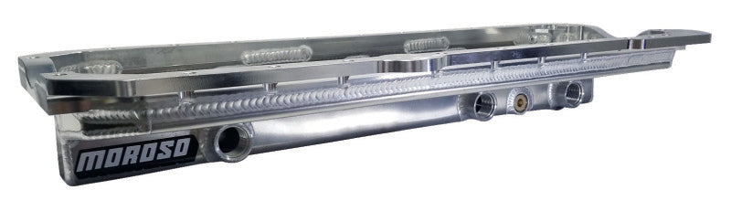 Moroso Toyota 2JZ-GE/2JZ-GTE w/Three -12An Fittings Dry Sump Aluminum Oil Pan Oil Pans Moroso