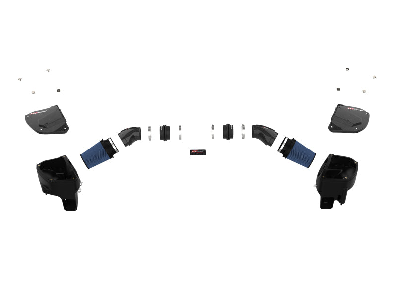 aFe Momentum Black Series Carbon Fiber Pro 5R Air Intake System BMW M5 (F90) 18-19 Cold Air Intakes aFe