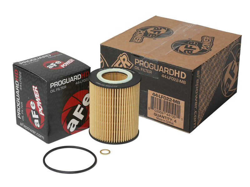 aFe Pro GUARD D2 Oil Filter 96-06 BMW Gas Cars L6 (4 Pack) Oil Filters aFe