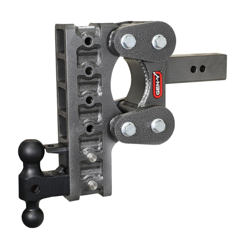 Gen-Y The Boss Torsion-Flex 2.5in Shank 10in Drop 16K Hitch w/GH-051 Dual-Ball/GH-032 Pintle Lock Hitch Receivers GEN-Y Hitch